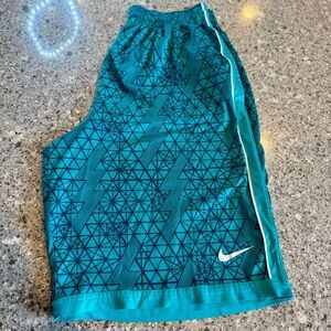 Nike l KD l Teal Geometric Print Shorts l Men’s Large